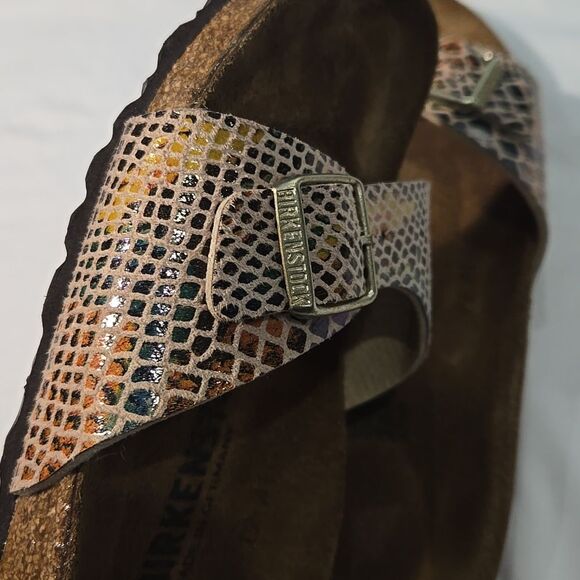 Birkenstock Madrid Snake Print Sandals size 38 - Picture 7 of 8